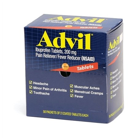 Advil Pain Reliever Tablet, 50 Per Box - 1 per BX - 40933