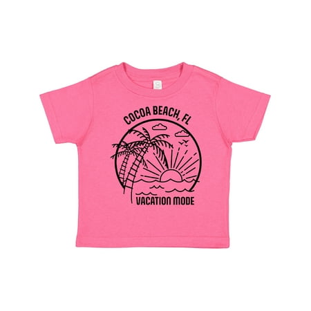 

Inktastic Summer Vacation Mode Cocoa Beach Florida Gift Toddler Boy or Toddler Girl T-Shirt