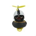 thumbnail image 1 of Pato Decorativo Negro Con Casco Modelo 3, 1 of 4