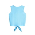 thumbnail image 5 of Arshiner Girl's 2 Piece Summer Outfit Sleeveless T-Shirt and Hawaiian Tropical Boho Shorts, 5 of 8