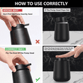 thumbnail image 3 of Foaming Soap Dispenser, 2 Pack Foam Hand Soap Dispenser for Bathroom & Kitchen, 12 Oz Dish Foaming Pump Bottle, 3 of 7