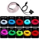 thumbnail image 5 of Speravity Tira de LED 3M, luz de neón Flexible, cable EL, línea de tubo de cuerda ambiental con controlador para fiesta de disfraces, decoración de Automoción decorativa y accesorios luz blanca Speravity VI000919-01B, 5 of 6