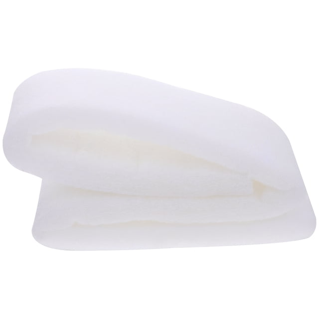 Algodón filtrante grueso, filtro bioquímico, esponja para filtración de estanques, para acuarios (1 m x 12 cm, blanco)