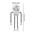 thumbnail image 2 of Portable Robot Fan Man, Desk Fan Rechargeable with Suckers, Small Fan for Office, Home, and the Outdoors,Rechargeable , Flexible Bendable 4 Legs Structure,14.57*1.54in., 2 of 6