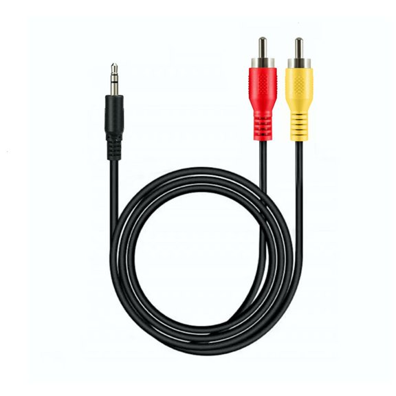 Cable Adaptador de Audio Estereo RCA a 3.5 mm Elegate
