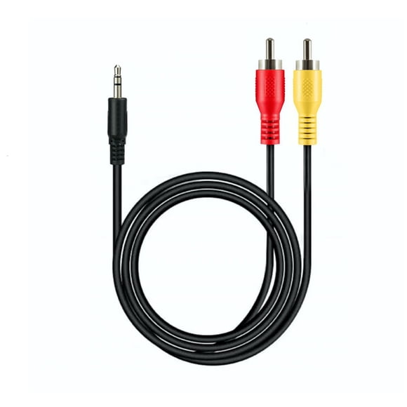 Cable Adaptador de Audio Estereo RCA a 3.5 mm Elegate
