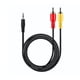 thumbnail image 1 of Cable Adaptador de Audio Estereo RCA a 3.5 mm Elegate, 1 of 4