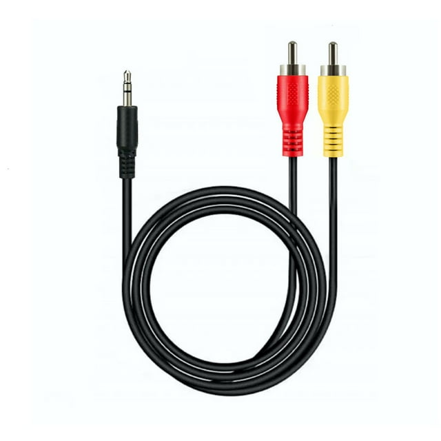 Cable Adaptador de Audio Estereo RCA a 3.5 mm Elegate
