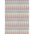 thumbnail image 1 of Ahgly Company Machine Washable Indoor Rectangle Transitional Rosy Pink Area Rugs, 4' x 6', 1 of 7