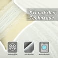thumbnail image 6 of Aurora 7 Piece Textured Comforter Set in White/Yellow by Nanshing, Queen, 6 of 6