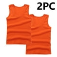 thumbnail image 2 of vdgthytj 2 Pack Girls Tank Tops Cotton Sleeveless Undershirt Casual Basic Shirts Layer Tees for Kids, 2 of 3