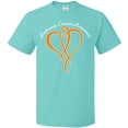 thumbnail image 3 of Inktastic Leukemia Awareness with Orange Ribbon Heart T-Shirt, 3 of 5