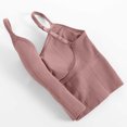 thumbnail image 7 of Pafei Tyugd Women Crop Camisole Spaghetti Strap Tank Tops Built in Bra Y2K Clothes for Going Out Scoop Neck Tshirts Hot Pink L, 7 of 7