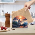 thumbnail image 6 of Tiger Waves Sun Clouds Sea Napkin Holder for Table Clear Napkin Stand Paper Holder Acrylic Organizer Dispenser Napkins for Dinner Kitchen Restaurant Room, 6 of 8