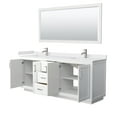 thumbnail image 2 of Wyndham Collection Wcf2929-80D-Vca-M70 Miranda 80" Free Standing Double Basin Vanity Set -, 2 of 7