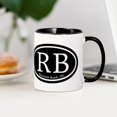 thumbnail image 4 of CafePress - RB Rehoboth Beach Oval Mug - 11 oz Ceramic Mug - Novelty Coffee Tea Cup, 4 of 6