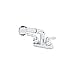 thumbnail image 3 of B & K 3311-U525 2 Handles Pull Out Kitchen Faucet Chrome, 3 of 4