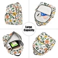 thumbnail image 5 of FORMRS Mini Backpack Purse for Women Travel Daypack Casual Shoulder Bag, Retro Colorful Flowers, 5 of 7