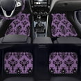 thumbnail image 3 of Pzuqiu Gothic Castle Car Floor Mats Car Steering Wheel Cover Full Set Easy to Install 5 Piece Car Floor Mats All Weather with Anti-Slip Pad Removable Automotive Accessories for Cars, 3 of 6