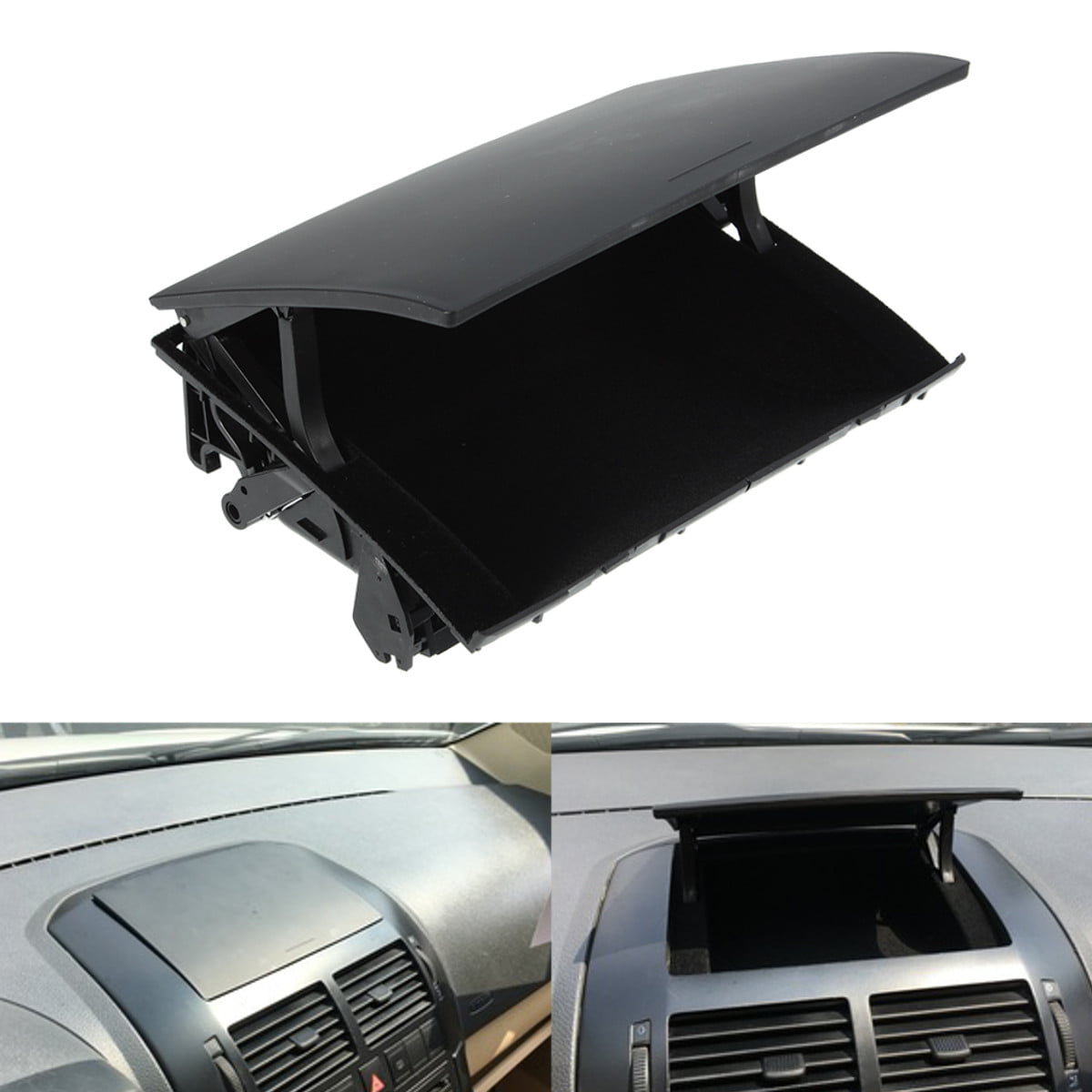 Black Car Front Center Console Dashboard Storage Box Holder Organizer For VW Polo 2002 2003 2004 2005-2008 6Q0857465A 6Q0857465 Storage 