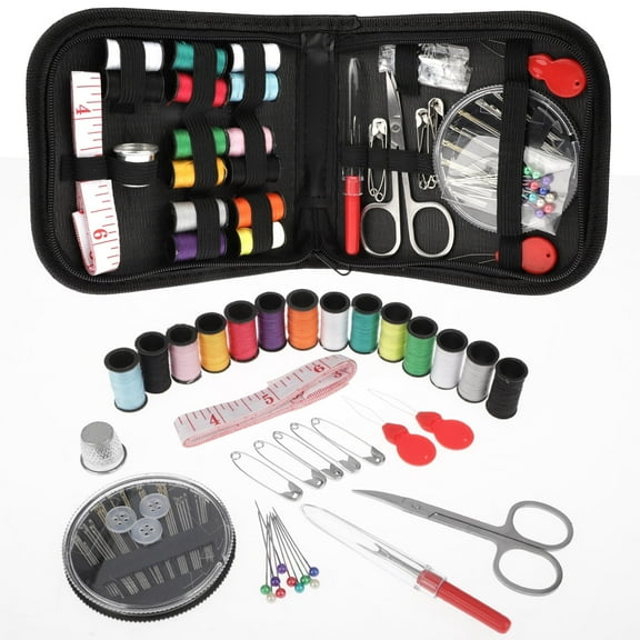 68pcs Sewing Kit for Adults, DISEN Basic Emergency Sewing Supplies Repair Kit with Case