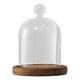 thumbnail image 4 of Campana de cristal con cúpula de 3,5 pulgadas de diámetro, cubierta transparente redonda, vitrina de mesa para accesorios de regalo de inauguración de Estilo B, 4 of 8