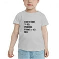 thumbnail image 2 of I Don't Want To Be A Princess I Want To Be A CEO Cute Toddler Tshirts for Boys Girls (Gray, 4T), 2 of 5