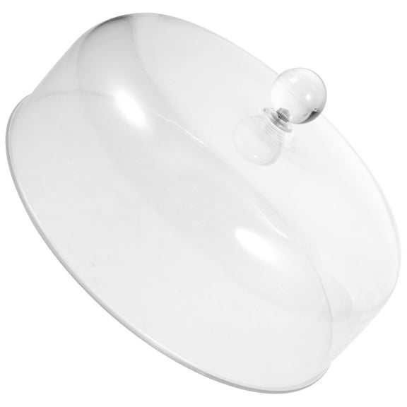 PAMINGONO Transparent Round Food Cover Dome Practical Dust Proof Acrylic Lid