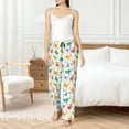 thumbnail image 4 of Fotbe Dinosaur Pantalones de Pijama para Mujer, Pantalones de Dormir, Pantalones Pj con Cordón y Bolsillos-XX-Large, 4 of 6