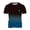 Gradient, variant on Men's Summer Casual Sport T-Shirt 3D Digital Print, Gradient Color, Lightweight Flat Cloth, Suitable for Workouts & Errands