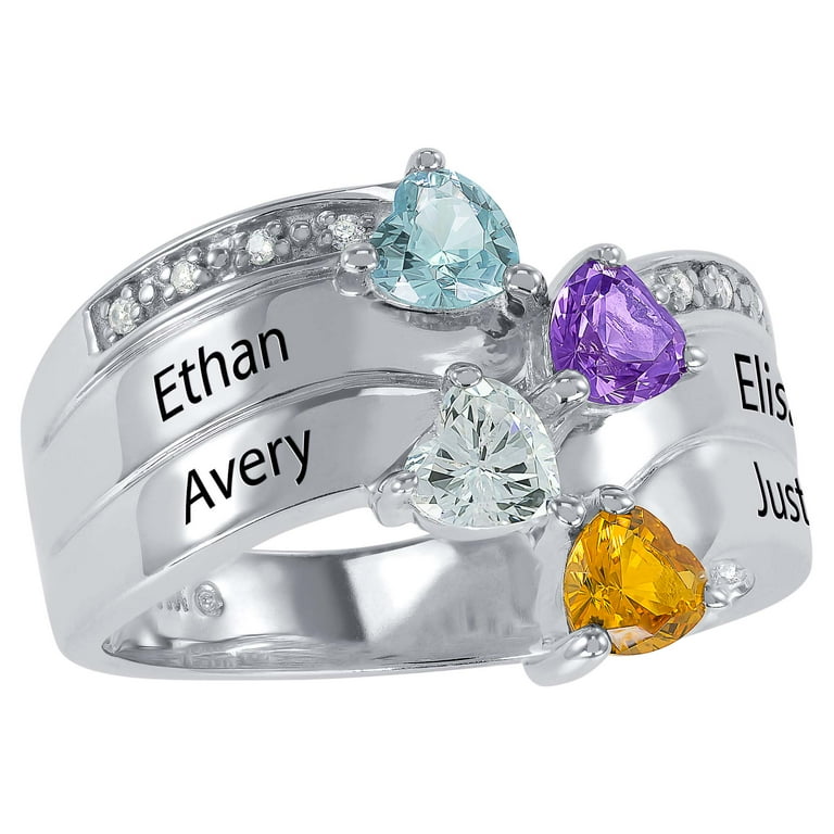 Walmart jewelry hotsell birthstone rings