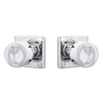 thumbnail image 2 of Sure-Loc BG101-SQ 26 Bergen Passage Door Knob Set - Chrome, 2 of 2