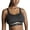 Black/Chalk, variant on Freedom Racerback Non-Wire Non-Padded Sports Bra (7344),32E,Black/Chalk