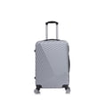 thumbnail image 2 of SWISS TRAVELLER / ABS Coque Rigide Léger Ensemble de 3 Pcs Valise Unisexe, Valise à 4 Roues Pivotantes (20”/24”/28”) - Titane Argent, 2 of 8