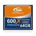 thumbnail image 1 of 64GB Team 600X UDMA CF CompactFlash Memory Card, 1 of 2