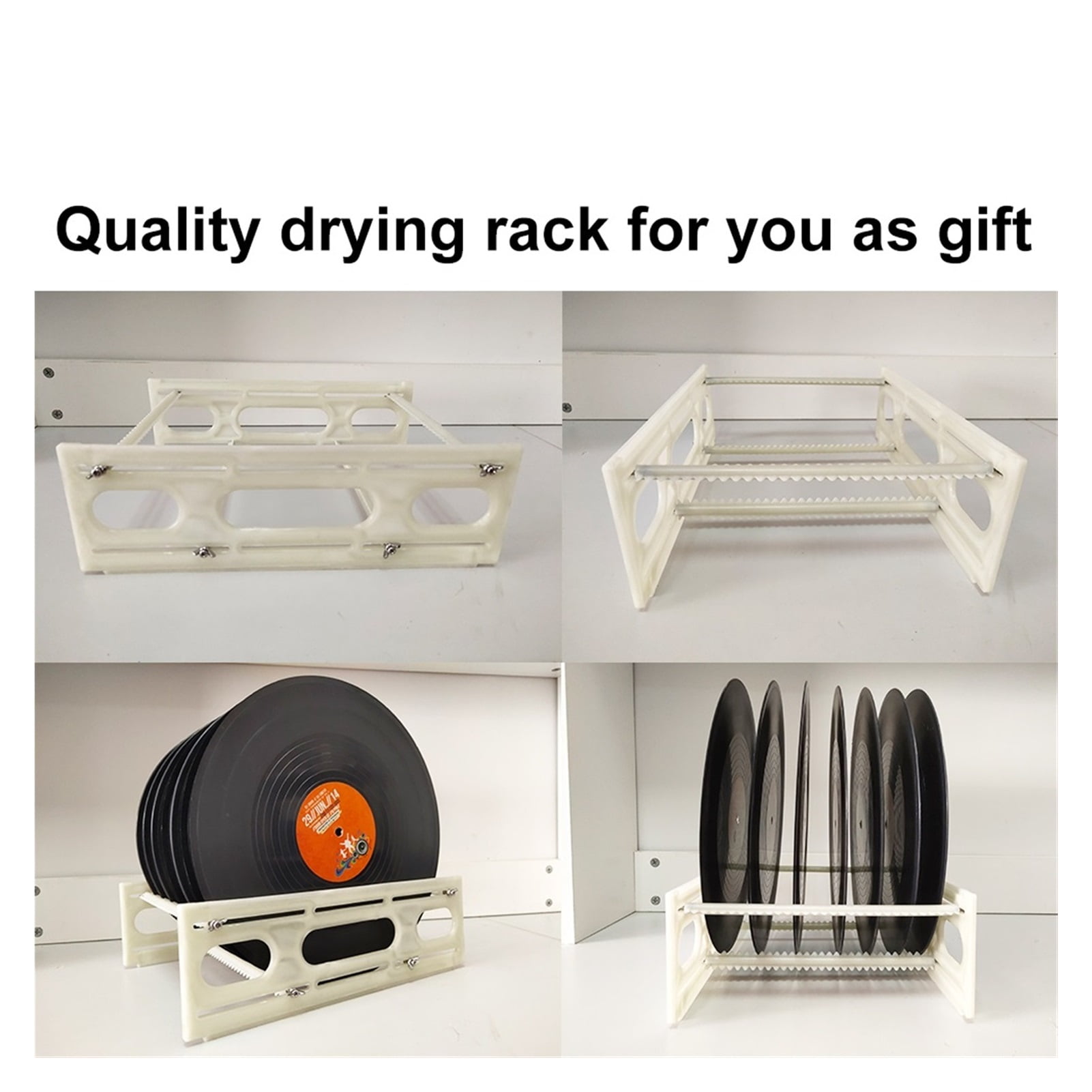 Ultrasonic Jewelry Cleaner Vinyl Records Washer 6.5L Ultrasonic Cleaner 180W With Lifter Bracket Waterproof For Album Disc ,Strong Cleaning