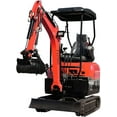 thumbnail image 4 of 4,000 lb TYPHON Terror XX Mini Excavator Rubber Track with Kubota D902 Diesel Engine USA, 4 of 13