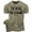 T-Shirt Military Green, variant on Gymish Weak From Strong Workout T-Shirt for Men – Funny Gym Shirt, Motivational Fitness Tee, Graphic Workout Apparel, Military Green, Small
