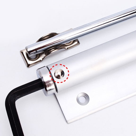 Automatic Door Closer for Home Use, Concealed Door Spring Hinge with Buffer, No Punching Required, Smooth Silent Closing