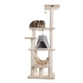 thumbnail image 4 of Armarkat 65-in Real Wood Cat Tree & Condo Scratching Post Tower, Beige, 4 of 6