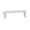 thumbnail image 1 of Esquirla Metal Stand Riser Laptop Holder Sturdy Accessory 3 Height Adjustable White, 1 of 8