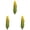 Green*3, variant on Qiangzon Artificial Corn, Fake Food Prop, Realistic Plastic Corn on The Cob for Photography Display, Kitchen Decor, Farmhouse, 8.27 Inch, Green