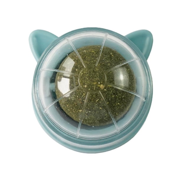 Giratoria Hierba Gatera para Gatos Naturales Bolas para Lamer Aperitivos Molares Hierba Gatera (azul Lago)