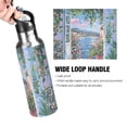 thumbnail image 4 of Yayeee 20oz Insulated Water Bottle Double Wall Stainless Steel with Flip Straw Lid, Blue Floral Window, 4 of 7