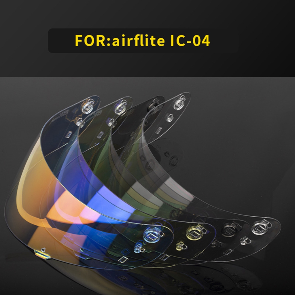 Full Face Helmets Visors Lens Scratchproof Shield Helmets Face Shield Replacement Helmets Visors for IC-04