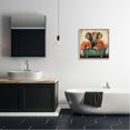 thumbnail image 3 of Stupell Industries Rustic Floral Tub Elephant Animals & Insects Painting Gray Framed Art Print Wall Art, 24 x 24, 3 of 9