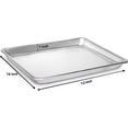 thumbnail image 3 of 3 Pack Aluminum Baking Sheets, Commercial Quality, Restaurant Grade Quarter Size Rimmed Baking Pans (16 x 12 x 1 in)(40*30*2.5cm), 3 of 6