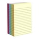 thumbnail image 2 of Bloc de notas adhesivas rayadas de doble tamaño - 200 hojas, 4 colores, fácil de aplicar y reposicionable para la gestión de oficina, hogar y tareas, 2 of 6