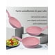 thumbnail image 2 of Juego Xtellar De 3 Sartenes Antiadherentes De Mármol,sarten Cocina Color Rosa, 2 of 5