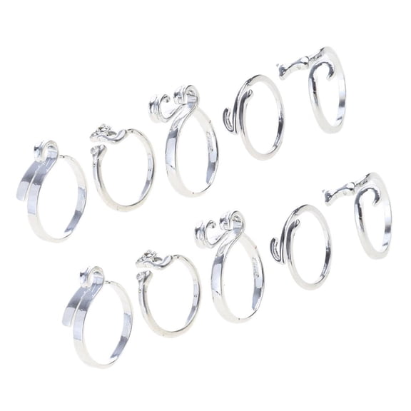 Osdhezcn 10pcs Crochet Rings Set Adjustable Yarns Tension Rings for Knitting Enthusiasts